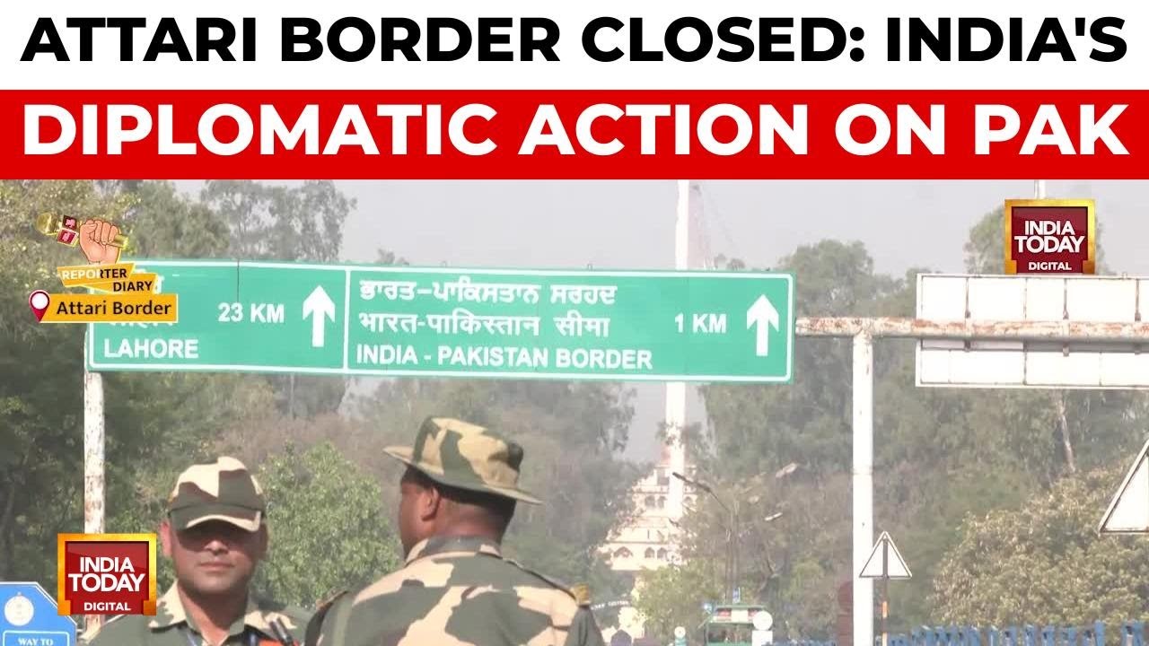 Attari Wagah Border Closed for Travellers After Pahalgam Terror Attack: India Today
