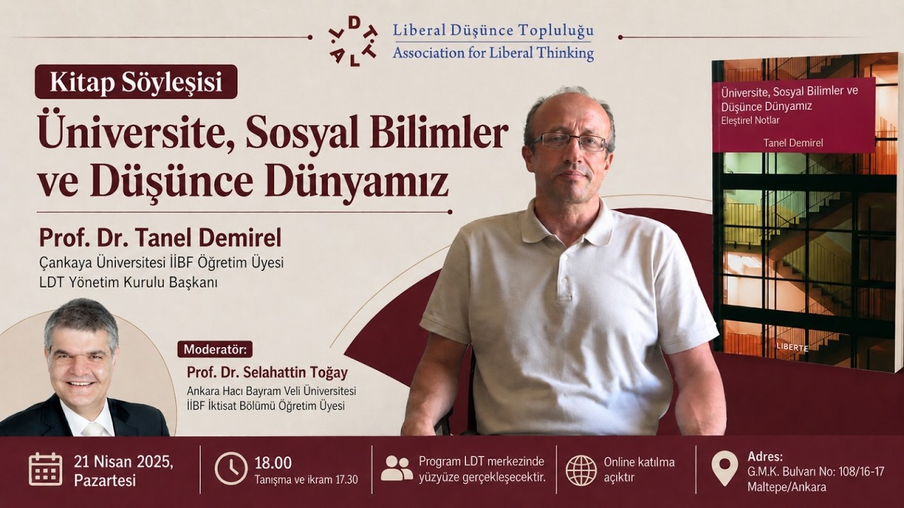 Kitap Söyleşisi: Üniversite, Sosyal Bilimler ve Düşünce Dünyamız,  Tanel Demirel