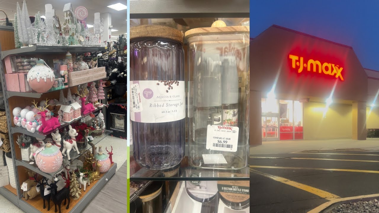 Stroll with me at TJ MAXX in search a Solo  Date  Jar &hearts;️ and let&rsquo;s check out the holiday decor