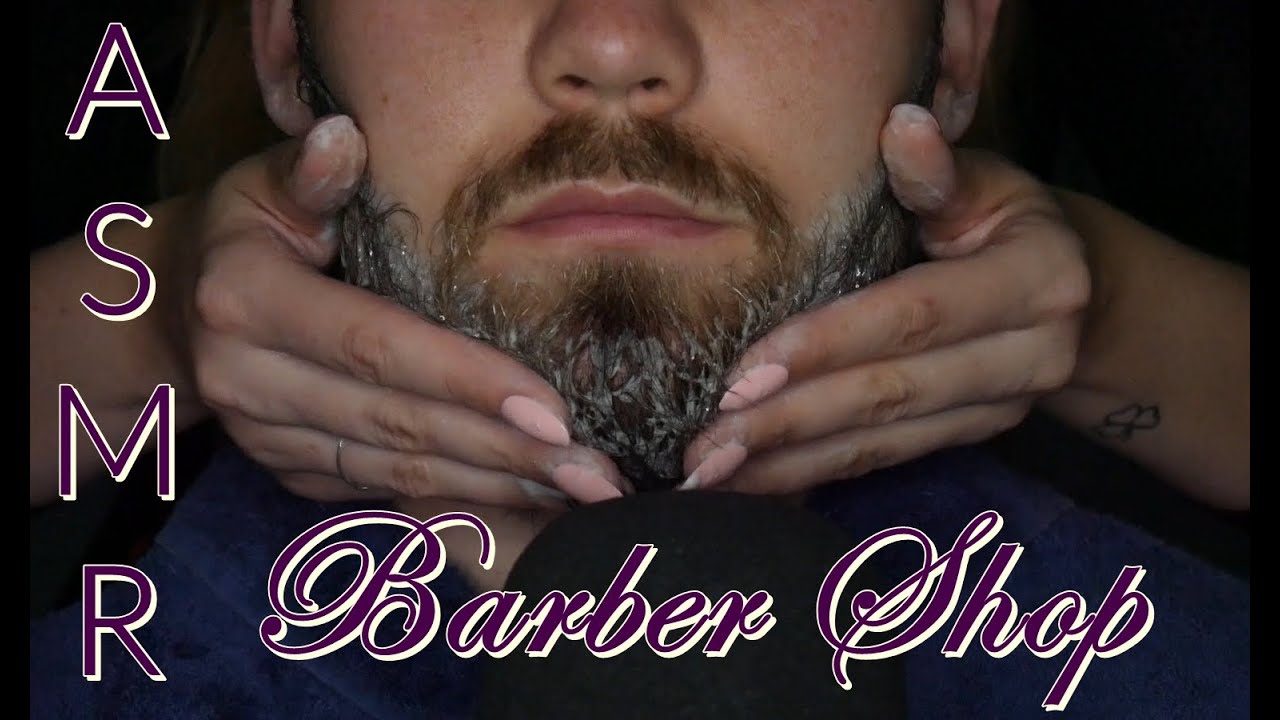 [110% TINGLES] ASMR Real Person Beard Massage [Beard Barbershop] Shampoo Condition Oil Sratching