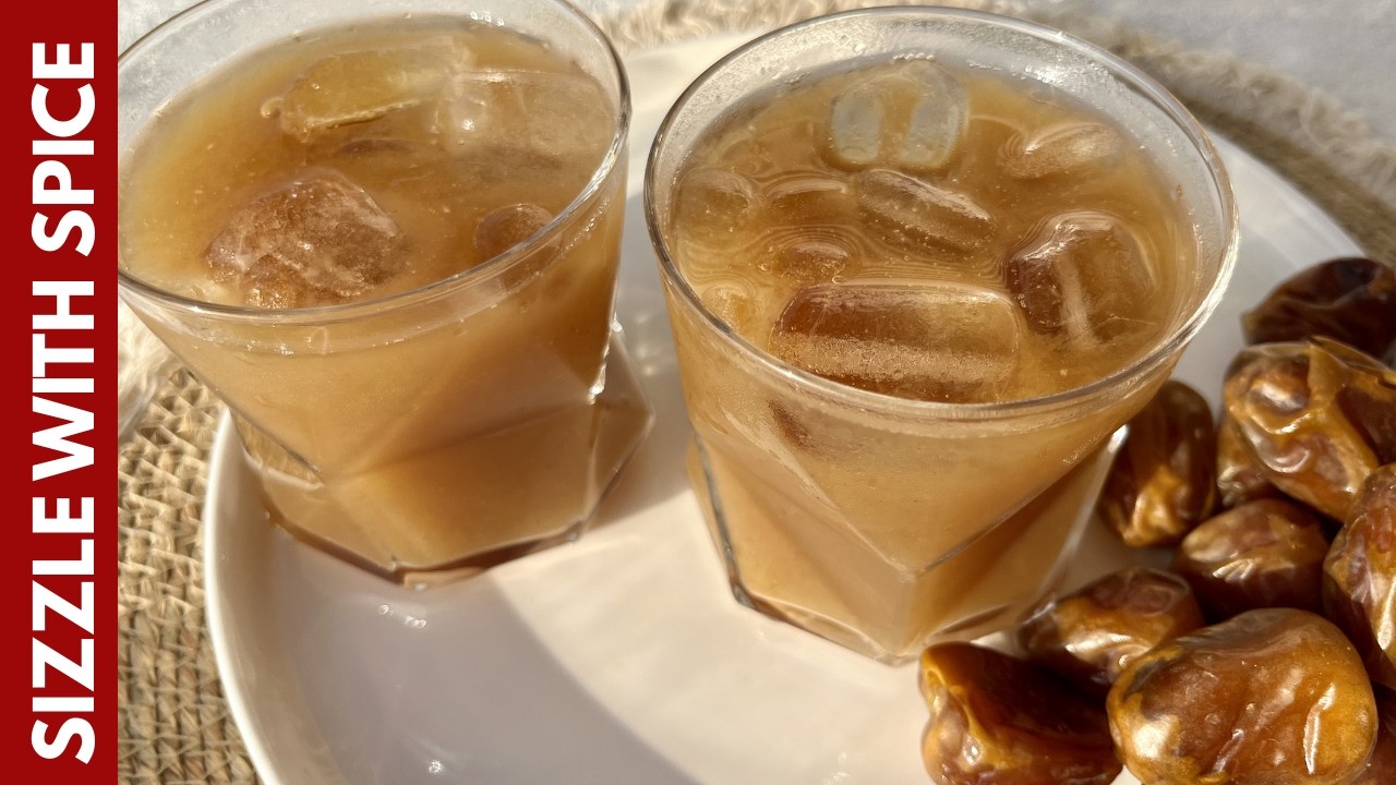 Natural Energy Boost Dates Juice for Ramadan 🥤| Ramadan special