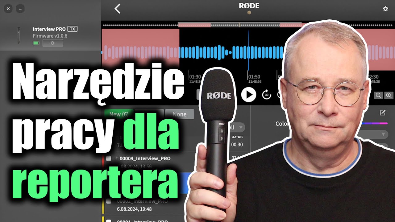 Røde Interview Pro - mikrofon, nadajnik i 32-bitowy rejestrator