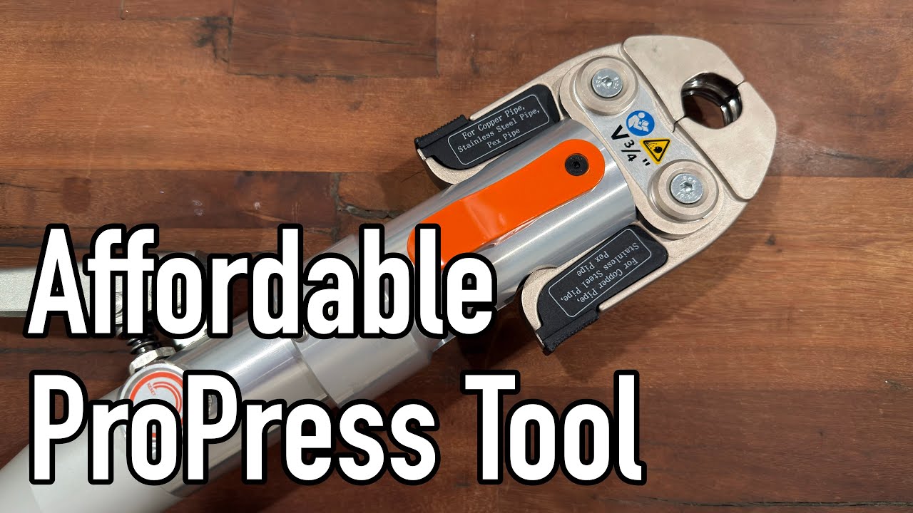 New IBOSAD HT-1950 Hydraulic Copper Press Tool Review - This Cheap ProPress Is Shockingly Good!