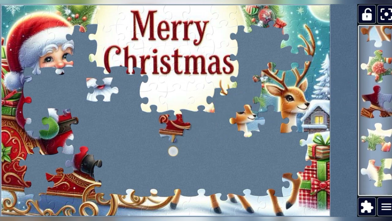 Magical Christmas Night 🎅❄️#Xmas #Winter #Joy puzzlestorm01 