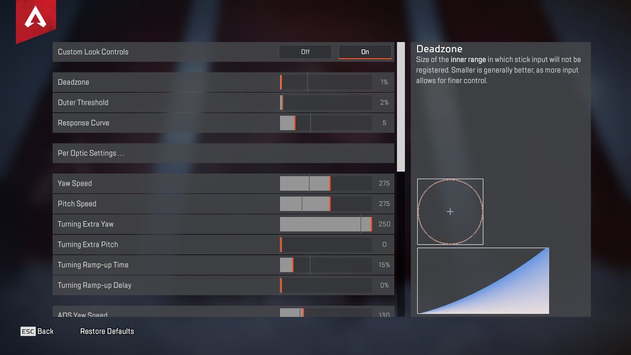 Advanced Look Controls in Apex Legends: How I Found the Right ALCs (guide, tips, advanced)