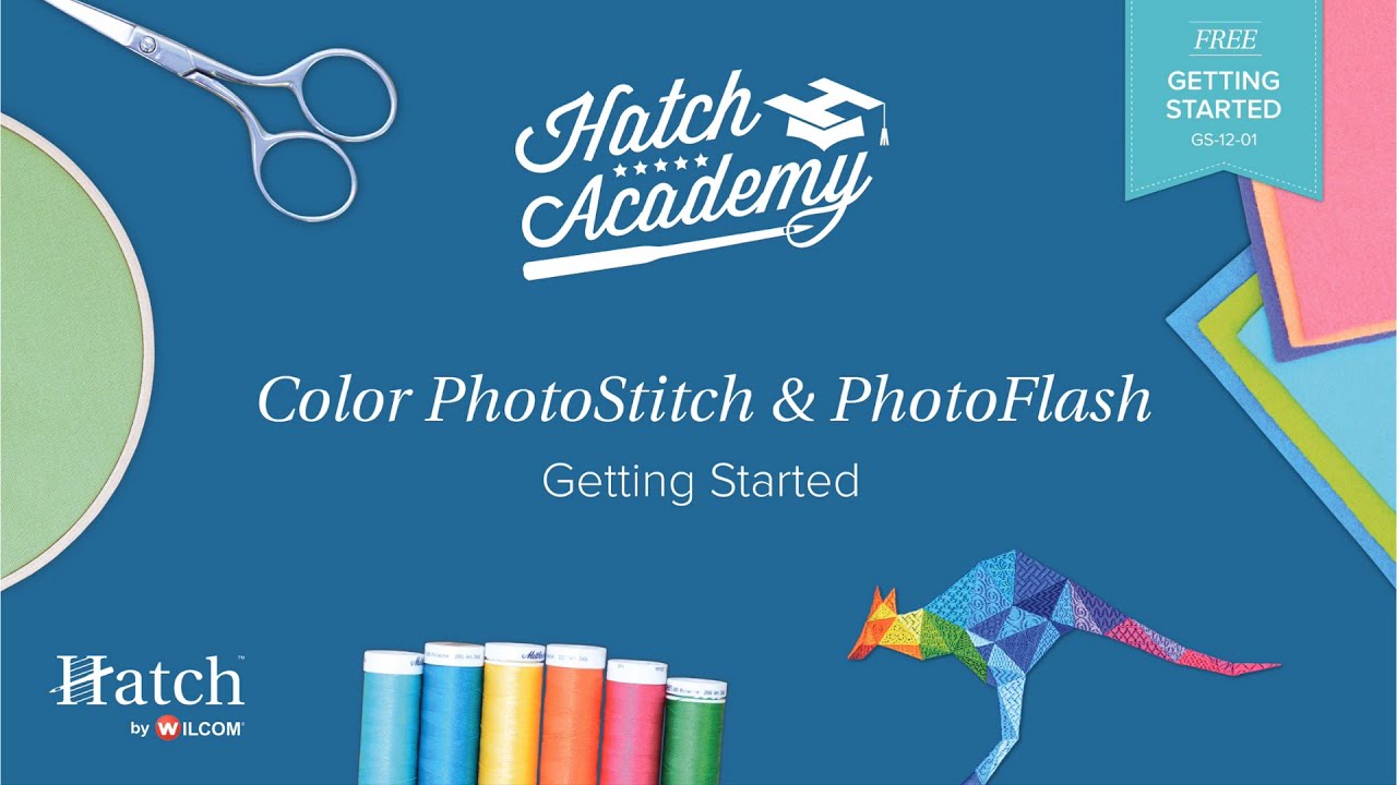 Hatch Embroidery Part 21 - Color PhotoStitch and PhotoFlash