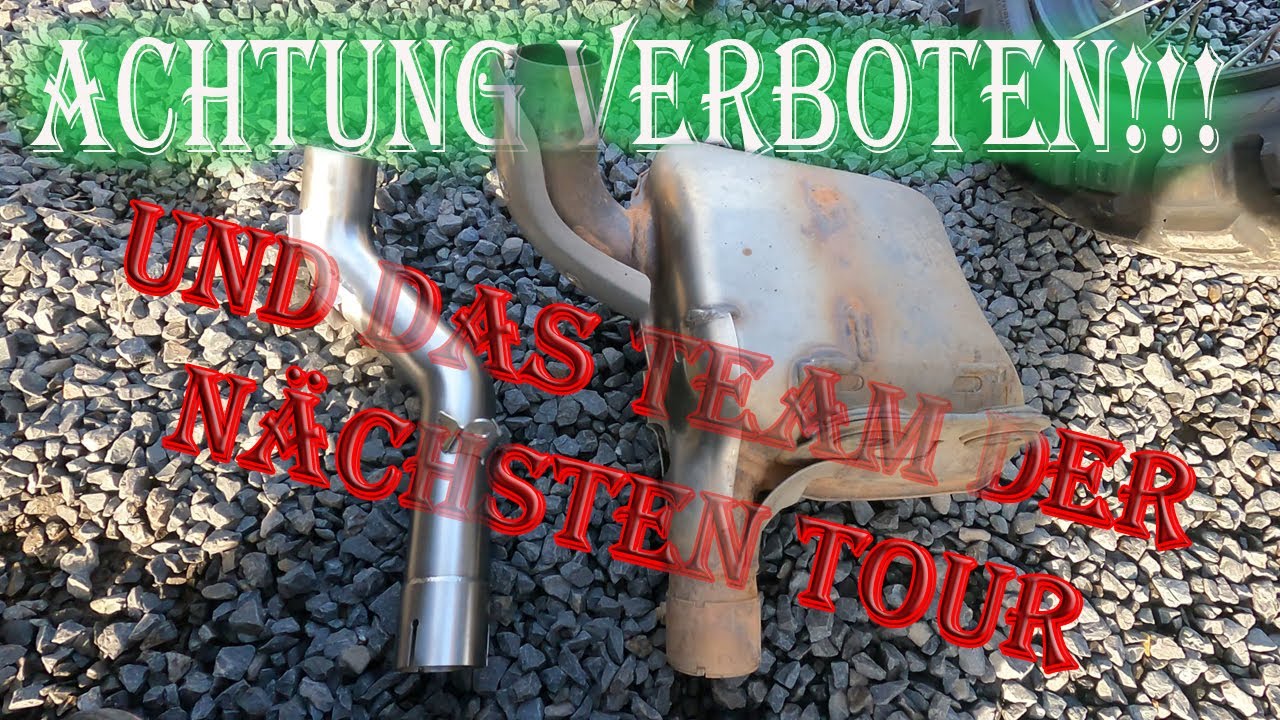 F 900 GS ohne Vor - Schaldämpfer, verboten! und ich stelle das Team für die Motorradtour 2026 vor 4K
