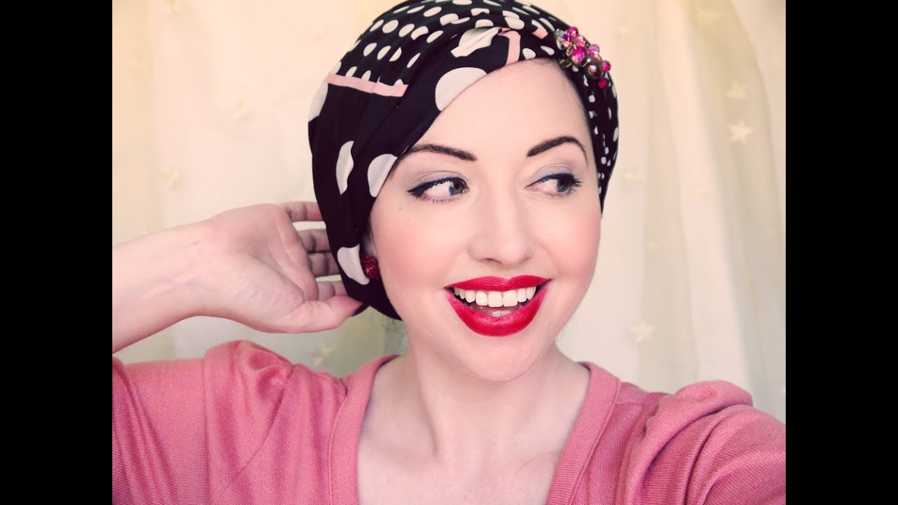 Four New Ways to Tie a Headscarf. More Vintage Glamour!