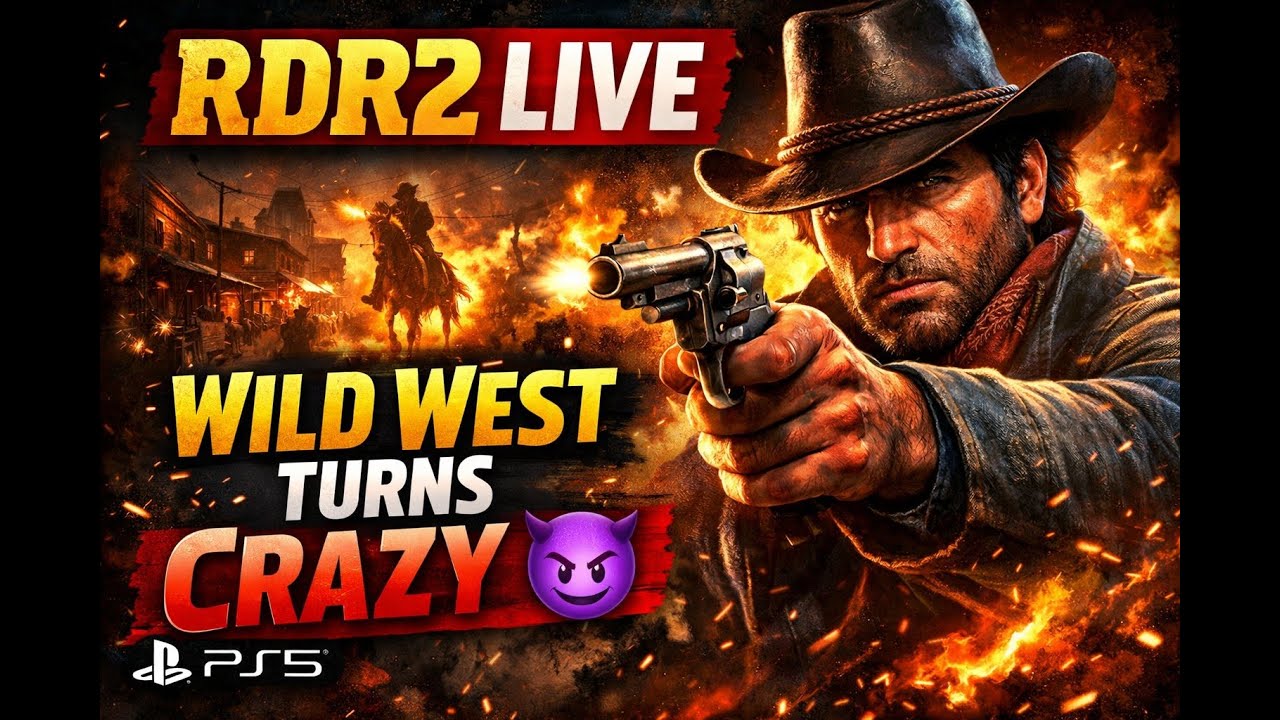 🔥 RDR2 LIVE | Wild West Turns Crazy 😈 | PS5