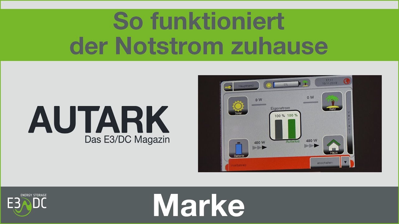 So funktioniert der Notstrom zuhause