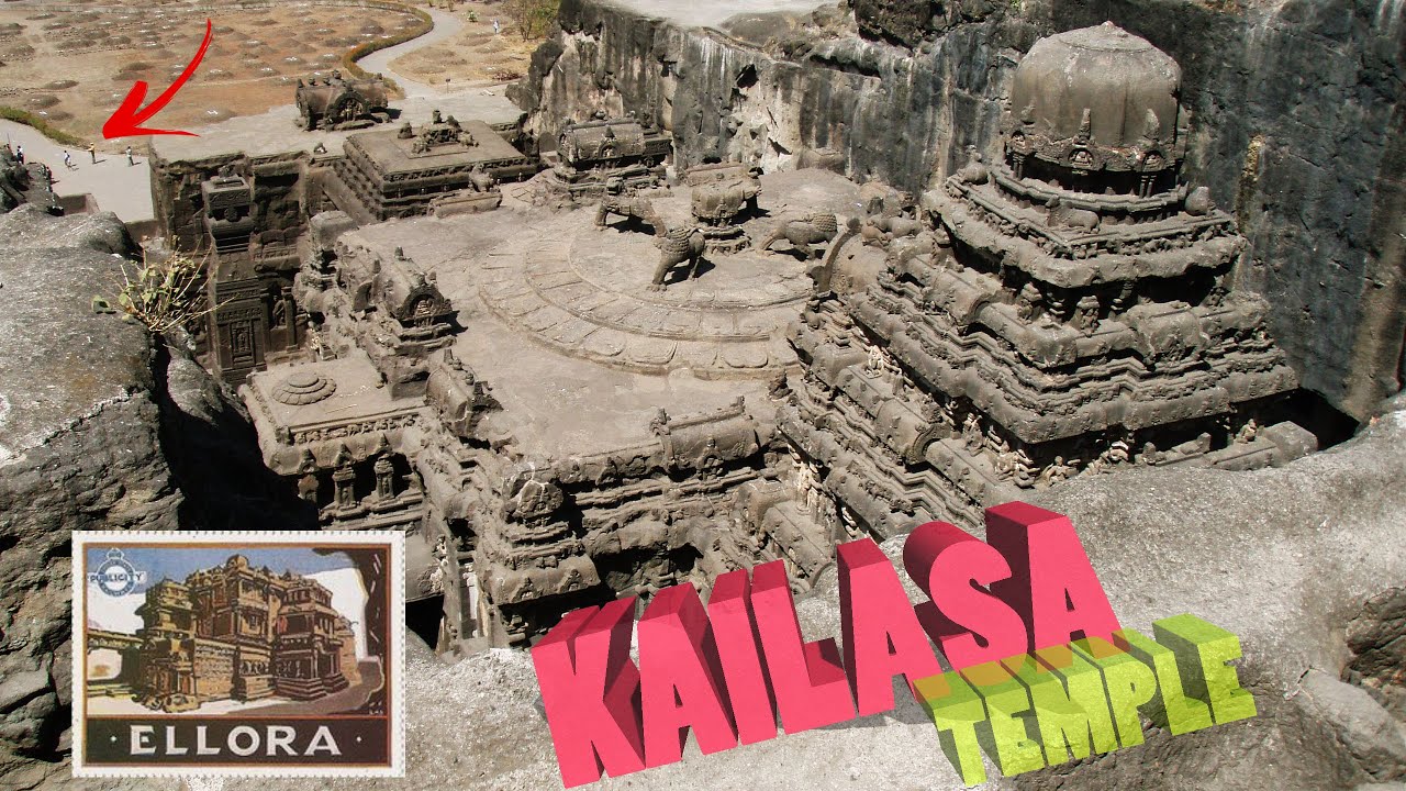 MONOLITHIC KAILASA TEMPLE 🇮🇳 Ellora Caves INDIA