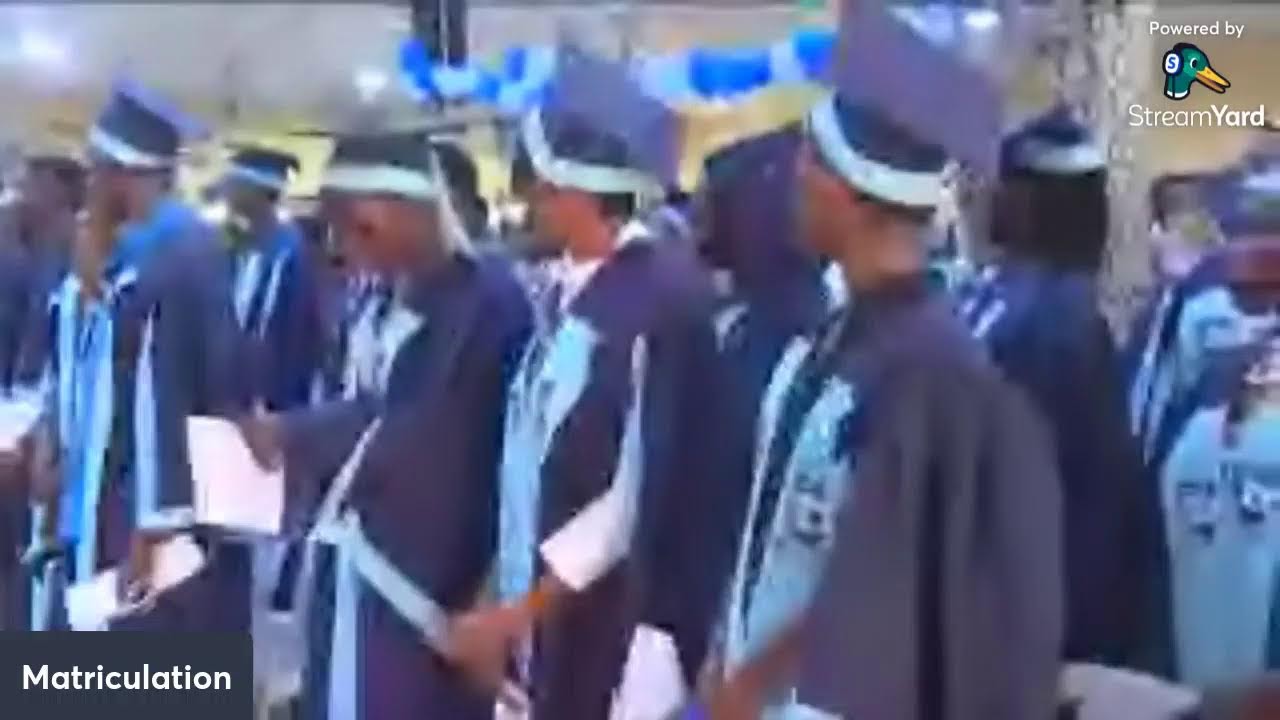 2025/2026 Matriculation Ceremony
