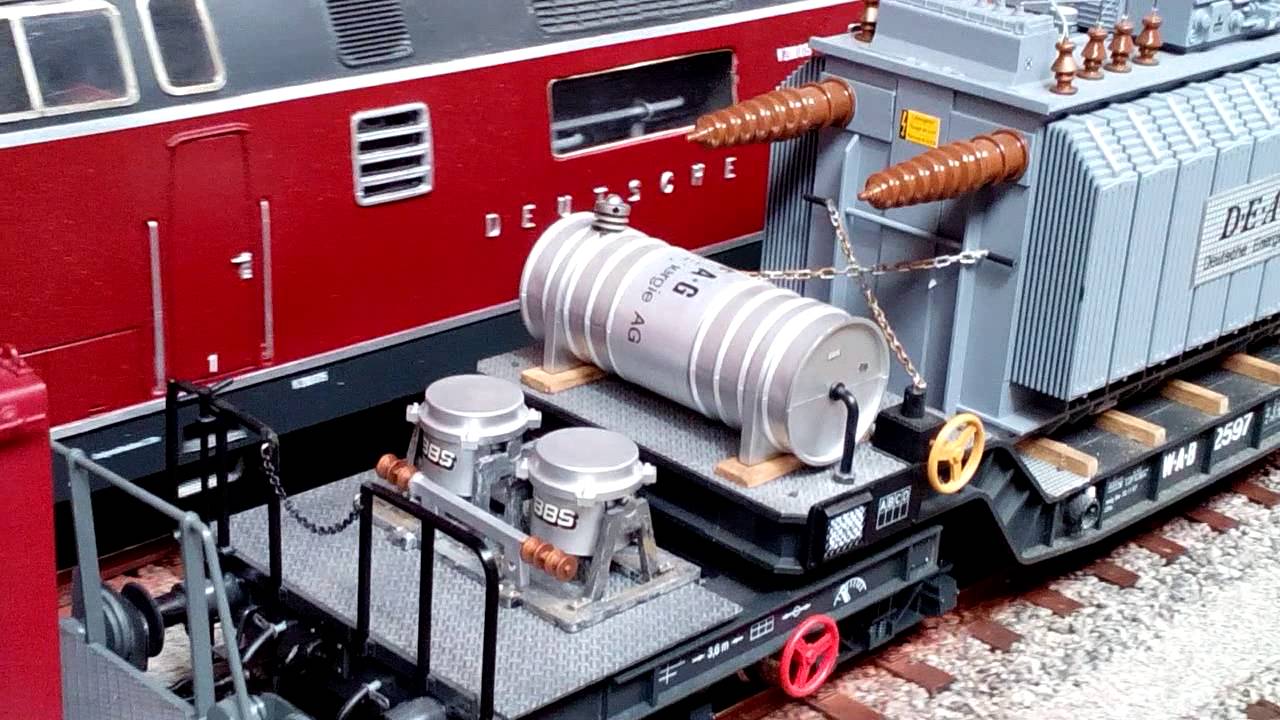 IG Spur 2 Diesellok mit Supersound und Schwertransport