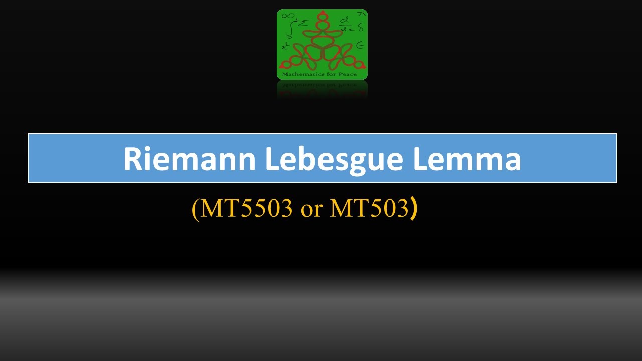 Riemann Lebesgue Lemma | Fourier Series | BSc mathematics