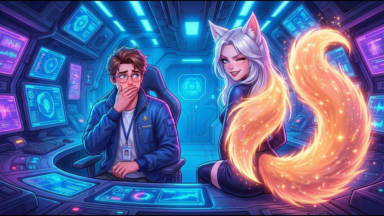 “Sweet Fang,” I Said — Now the Alien Girl Won’t Leave My Desk | HFY Sci-Fi Stories