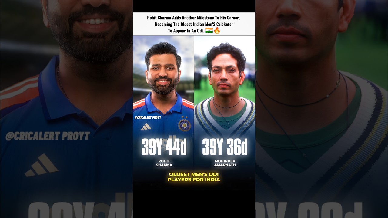 Rohit Sharma Adds Another Milestone To His Career..👑 | #teamindia #rohitsharma #mohinderamarnath