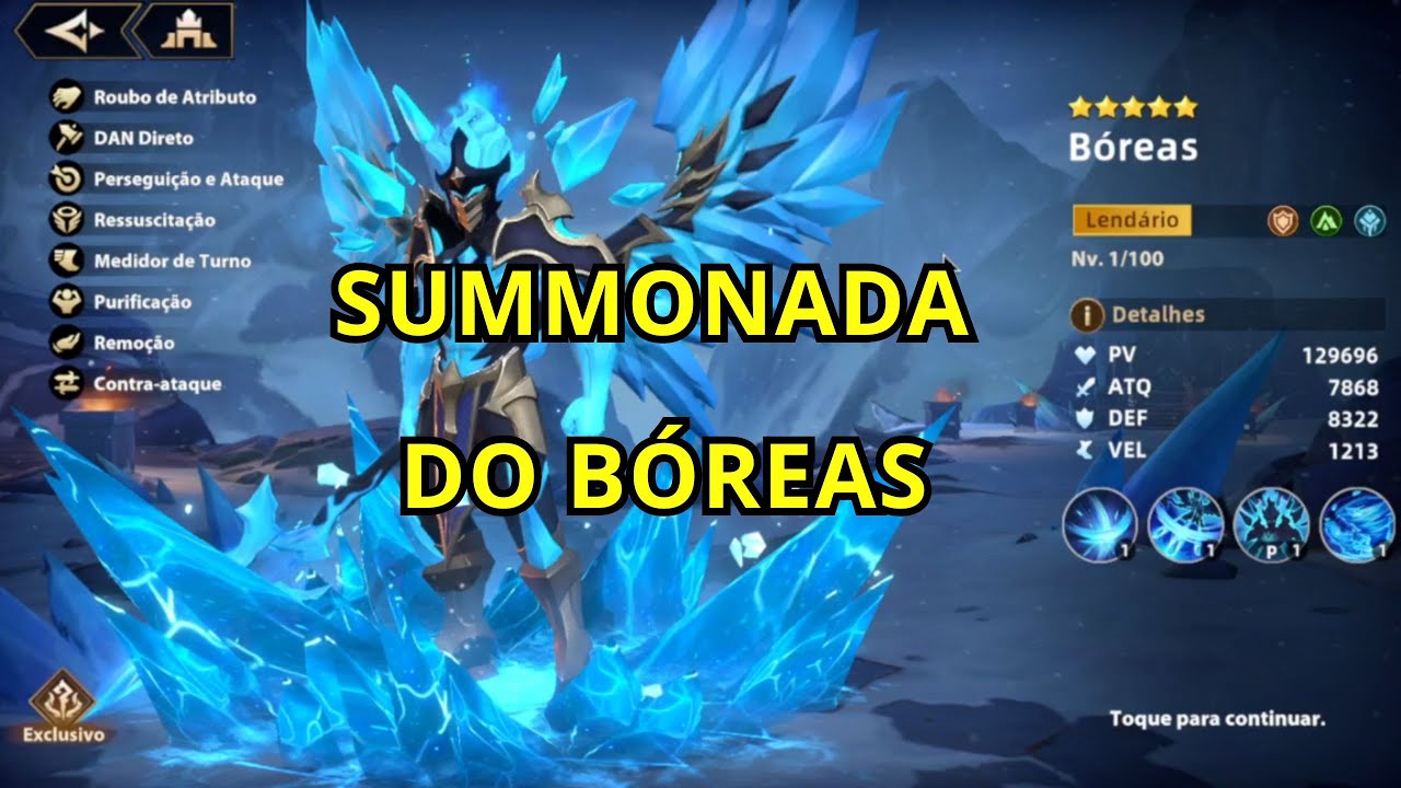 SUMMONADA DO BÓREAS | Infinite Magicraid