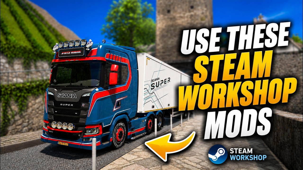 Топ-20 модов из мастерской Steam и форума SCS, которые стоит установить в ETS2 1.60