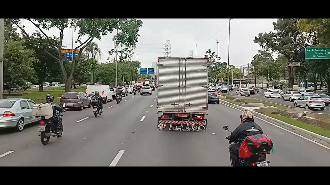 Marginal Tietê SP, Rodovia Presidente Dutra e Fernão Dias BR 381 passei às 17 horas no  último radar