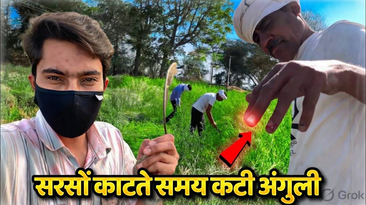 Aaj bhayankar garmi 🥵 me ki sarso ki ktayi