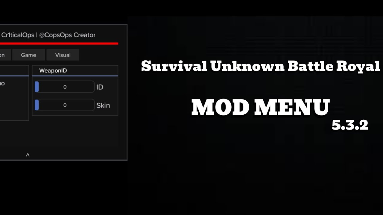 Survival Unknown Battle Royal - Mod Menu 5.3.2