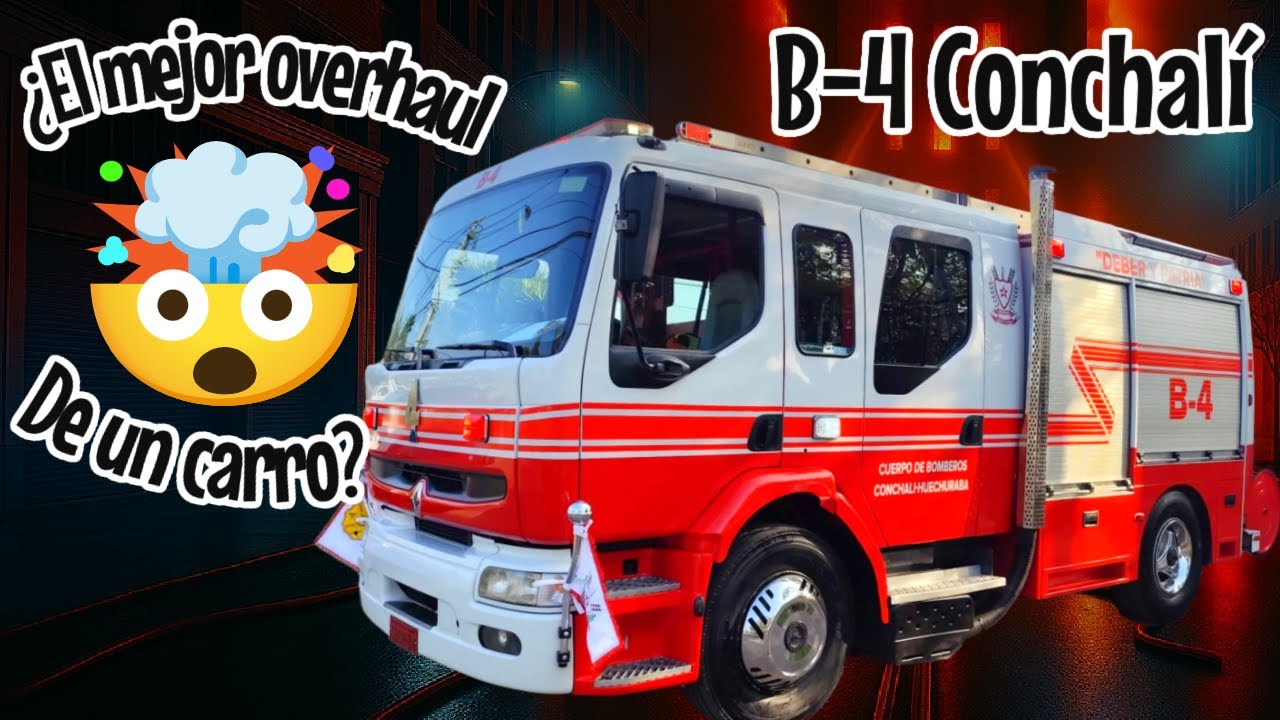Nuevo B-4 Renault 2000 | Bomberos Conchalí-Huechuraba