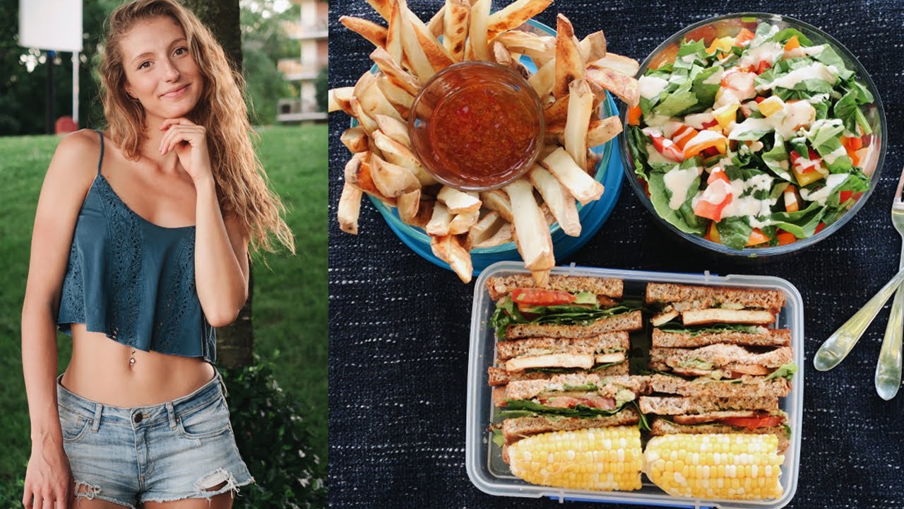 WHAT I ATE TODAY VLOG | VEGAN PICNIC DATE