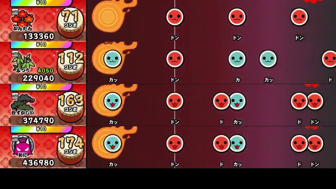 【太鼓の達人 NS2】ヴァイオリン協奏曲ホ短調【全難易度同時再生】