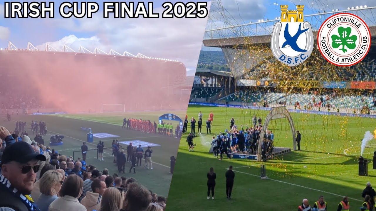 DUNGANNON SWIFTS WIN THE IRISH CUP!! Irish Cup Final Vlog 2025 | Dungannon Vs Cliftonville #football