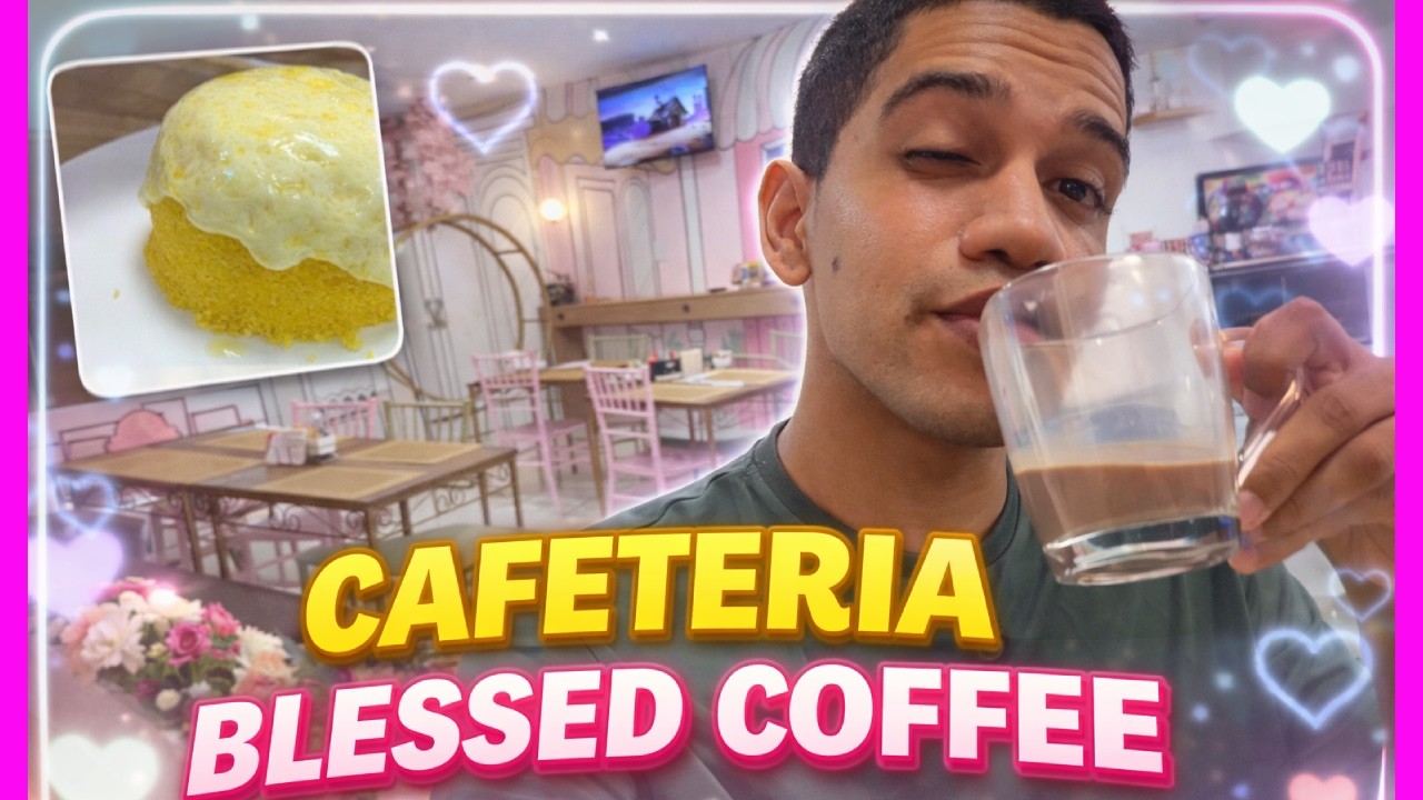 CAFÉ DA MANHA NA RUA! DESCOBRI UM LUGAR INCRIVEL E ACESSIVEL! Blessed Coffee