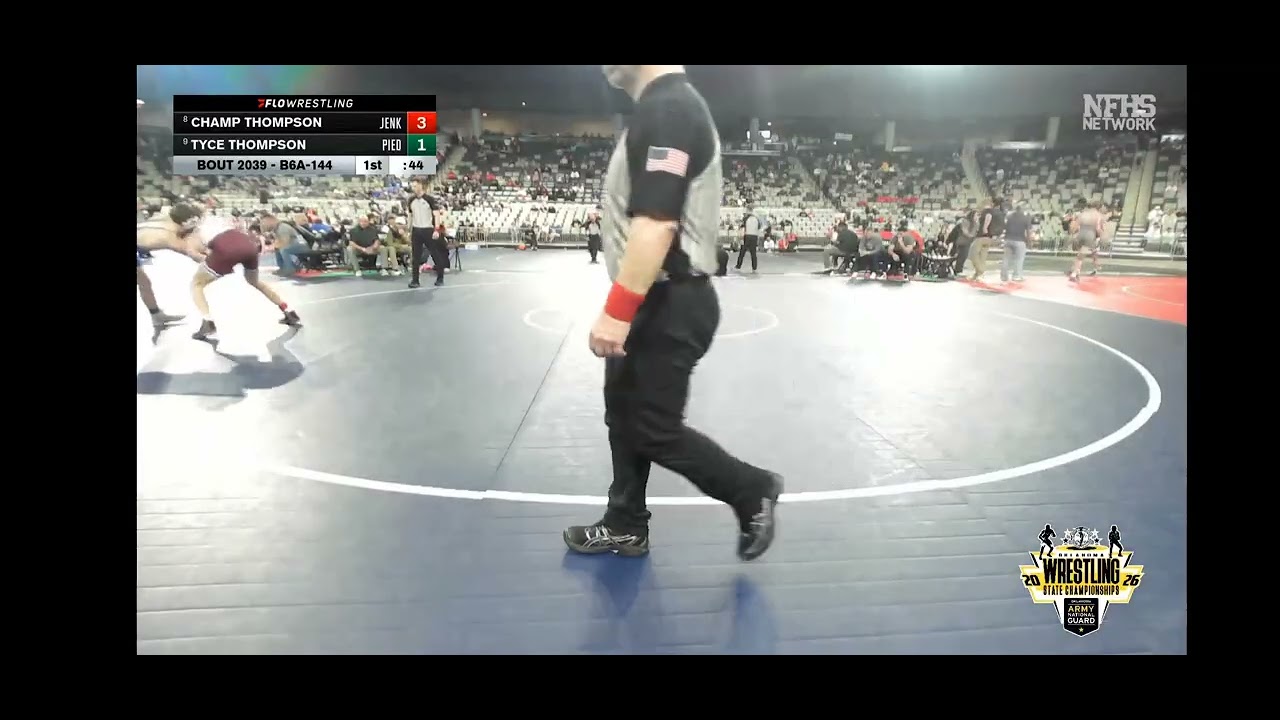 2026 State Wrestle-in Champ Thompson Jenks v Tyce Thompson Piedmont 