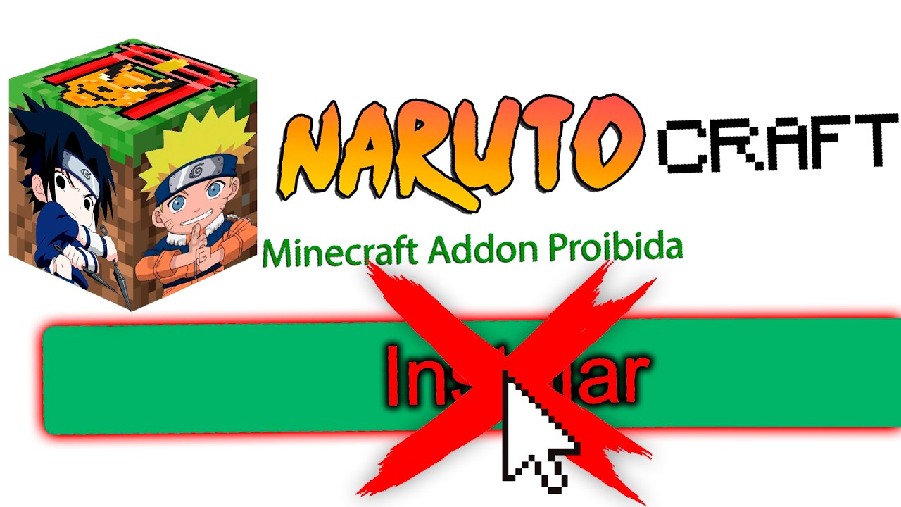 Eu Criei MEU MINECRAFT PROIBIDO do NARUTO