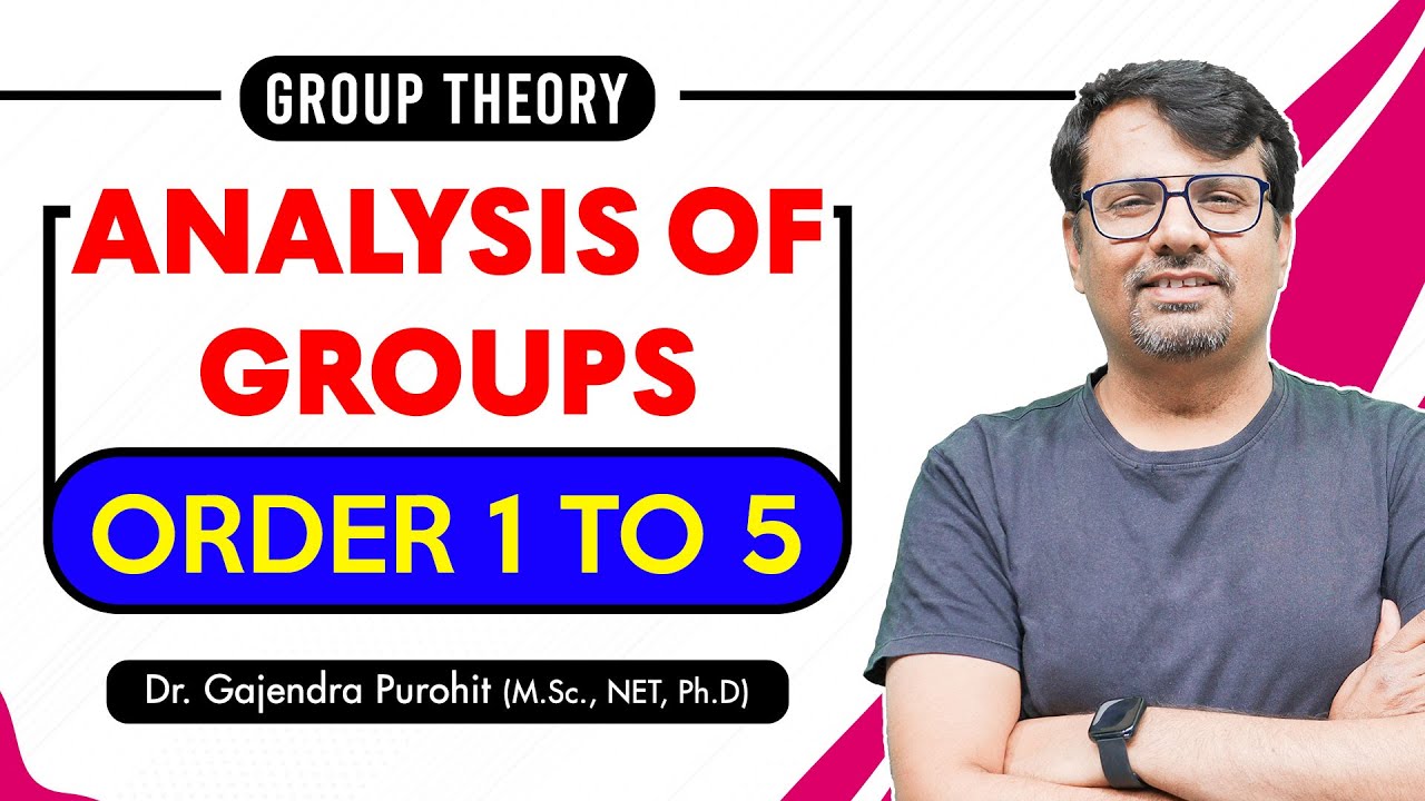 Group Theory | Special Properties Of Groups of Order 1 to 5