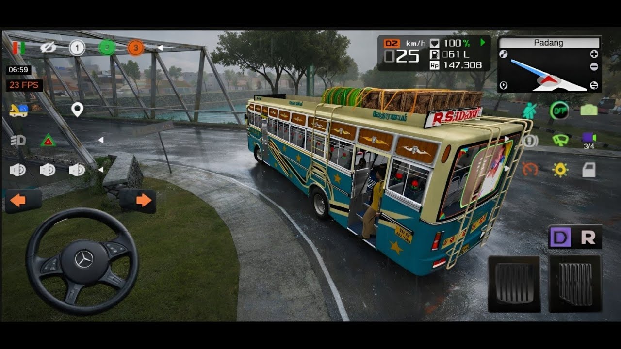 Hinglish Bus Simulator Indonesia : Gameplay | Drive with Rathore 