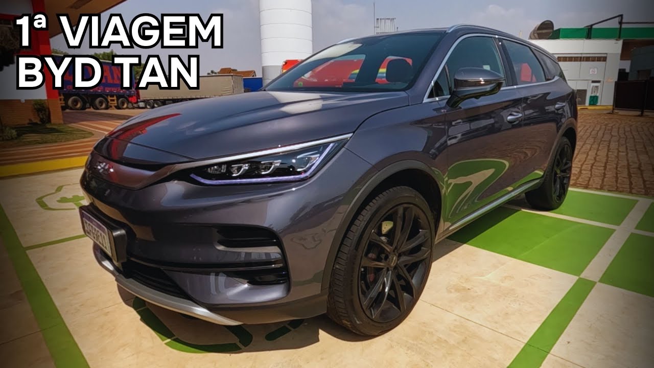 Experiência ÚNICA 1ª viagem BYD TAN 100% Elétrico - Que carro é esse?! #byd #bydtan #ev #suv