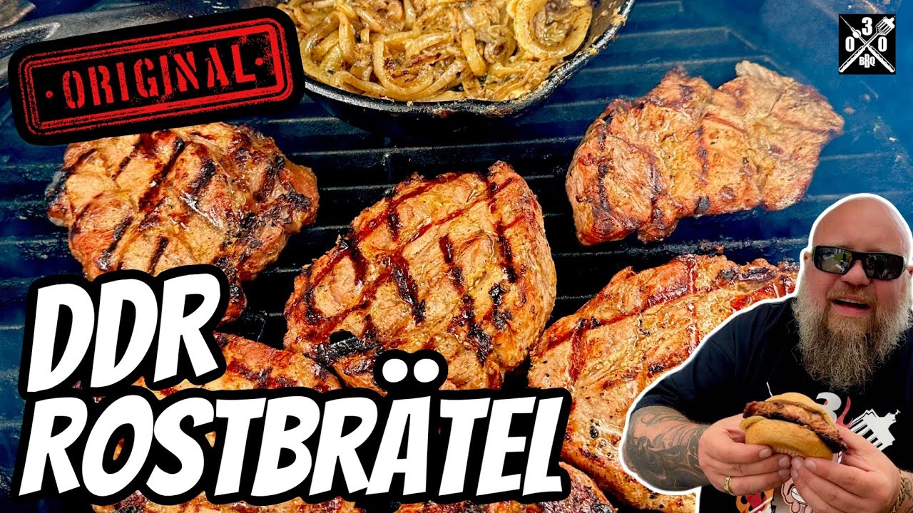 ROSTBRÄTEL DDR Klassiker aus Thüringen I Nackensteaks von der Kohle - 030 BBQ