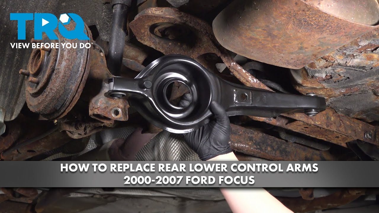 Как заменить задние нижние рычаги подвески Ford Focus 2000-2007