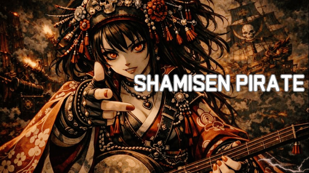 SAMURAI PIRATE METAL ☠️ Shamisen × Celtic — BLACK FLAG RAID | Epic Battle BGM