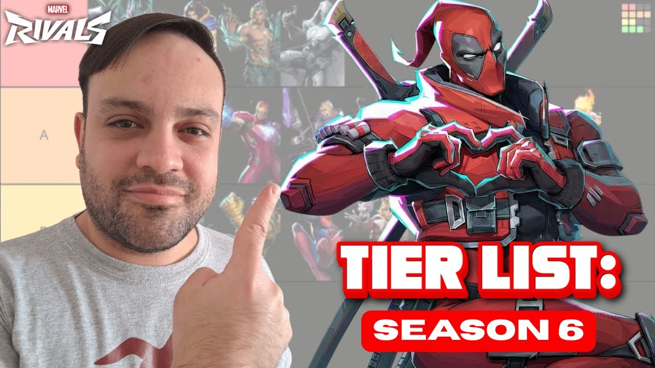 Tier List Season 6 de Marvel Rivals 😈🔥