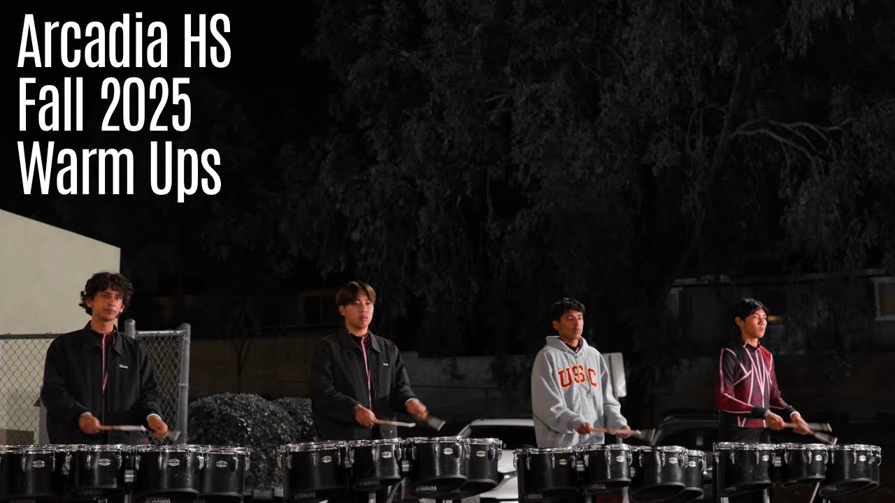 Arcadia HS Drumline Fall 2025 Exercises