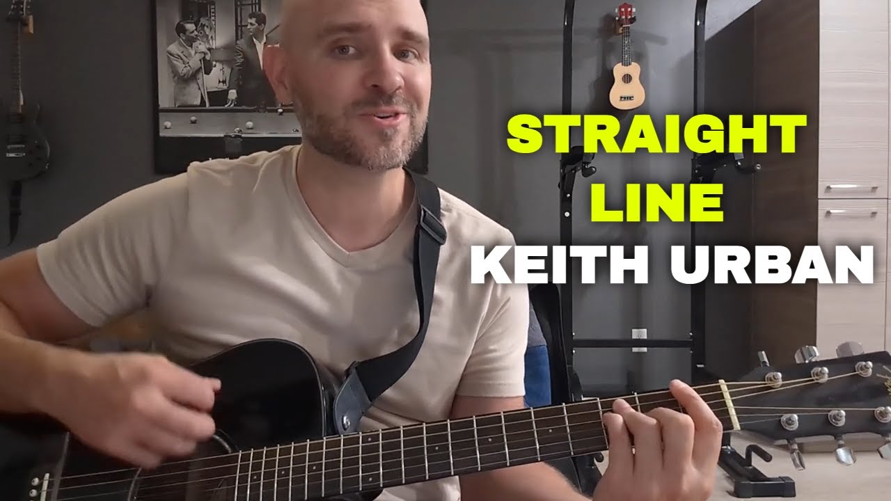 Straight Line Keith Urban Guitar Lesson | SUPER EASY