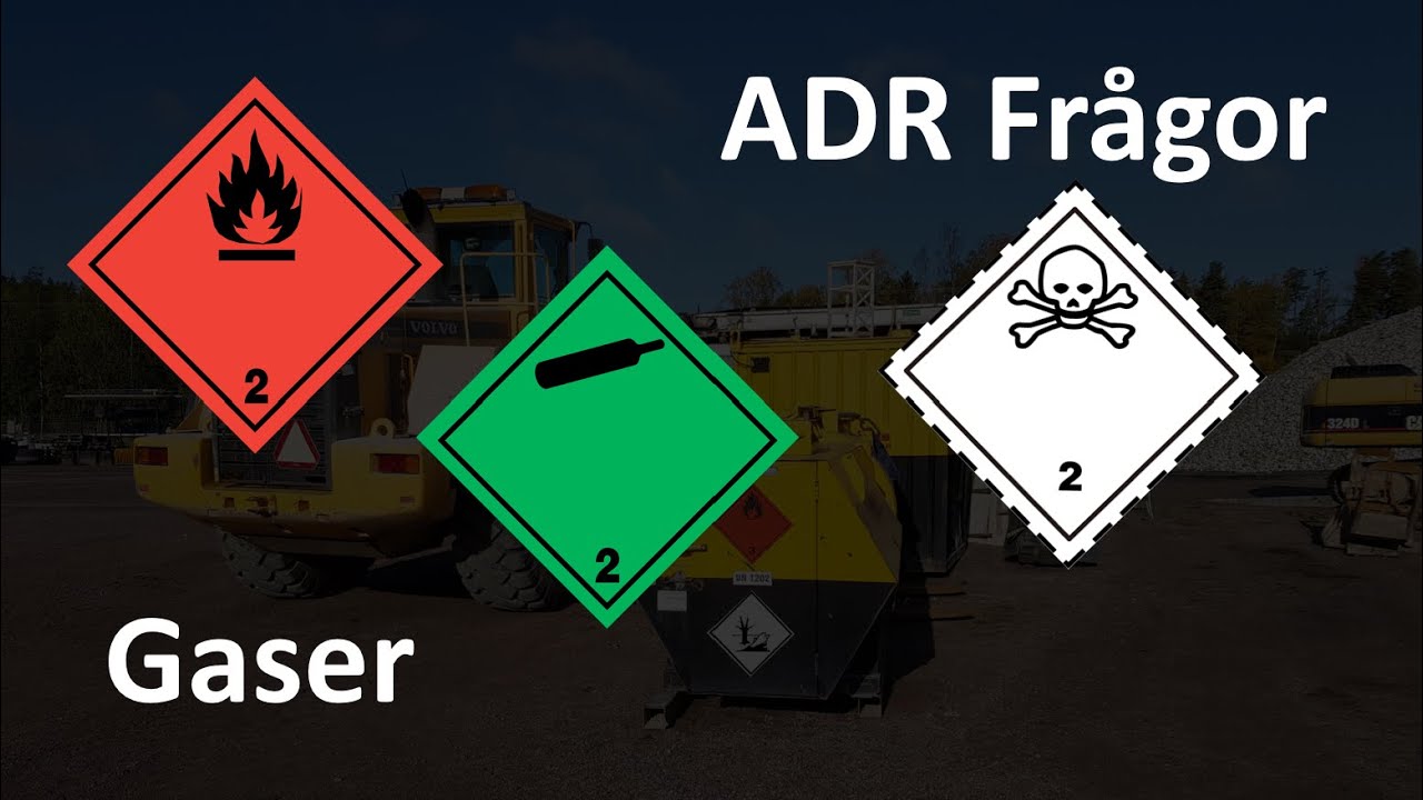 ADR frågor gaser (del 2)