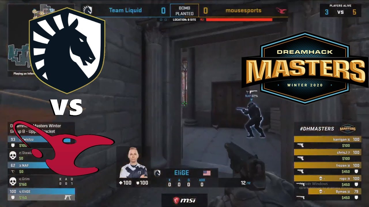 Liquid vs Mousesports - DreamHack Masters - HIGHLIGHTS l CSGO