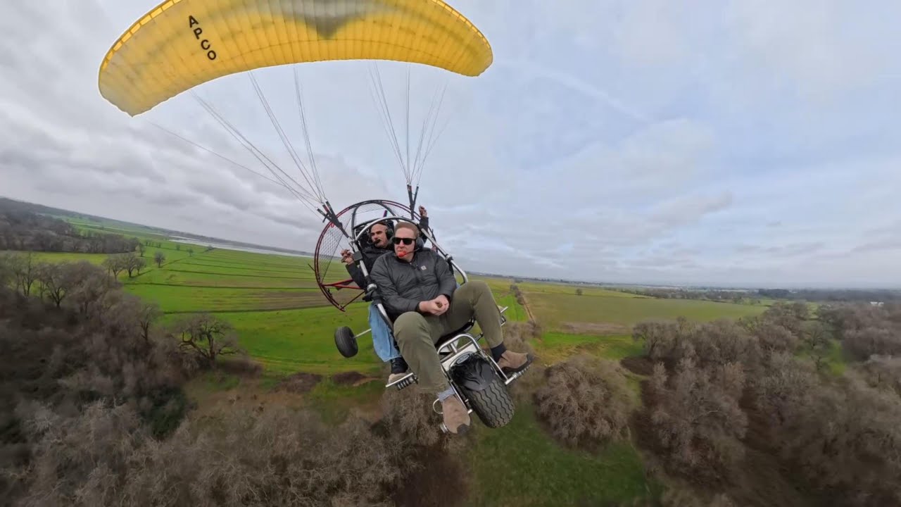 Paramotor - First Time in the Sky - Old Lincoln Airport