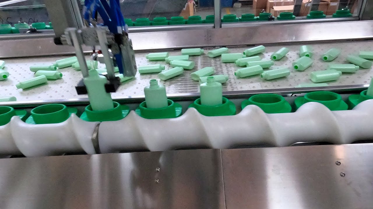 Robotic Unscrambler LR5 with pucks - Lanfranchi Group