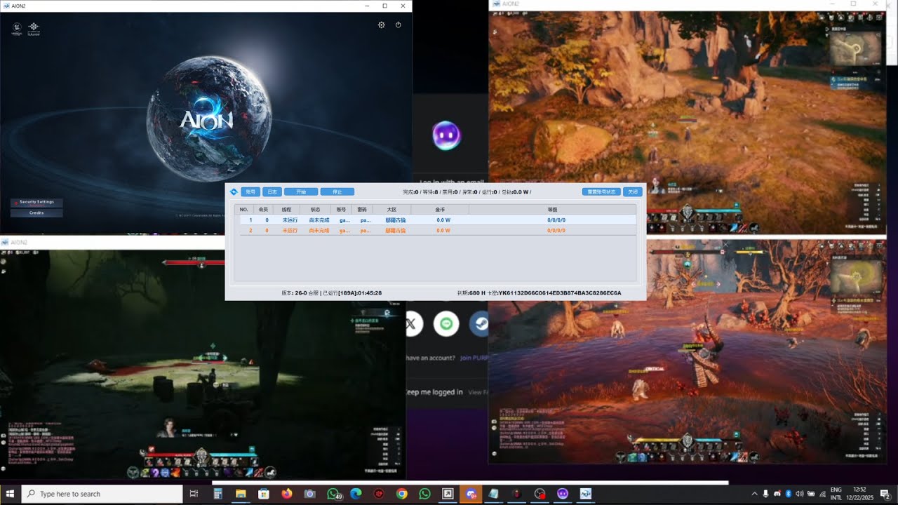AION 2 TOOL - AUTO FARM, AUTO LEVEL UP, MULTI ACCOUNT, AUTO DUNGEONS, AUTO TELEPORT 💰