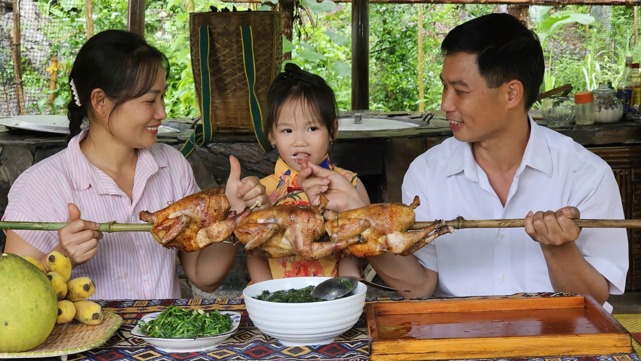 Back to School Joy: TAN Surprises Daughter with Grilled Chicken Feast | Ly Phuc An