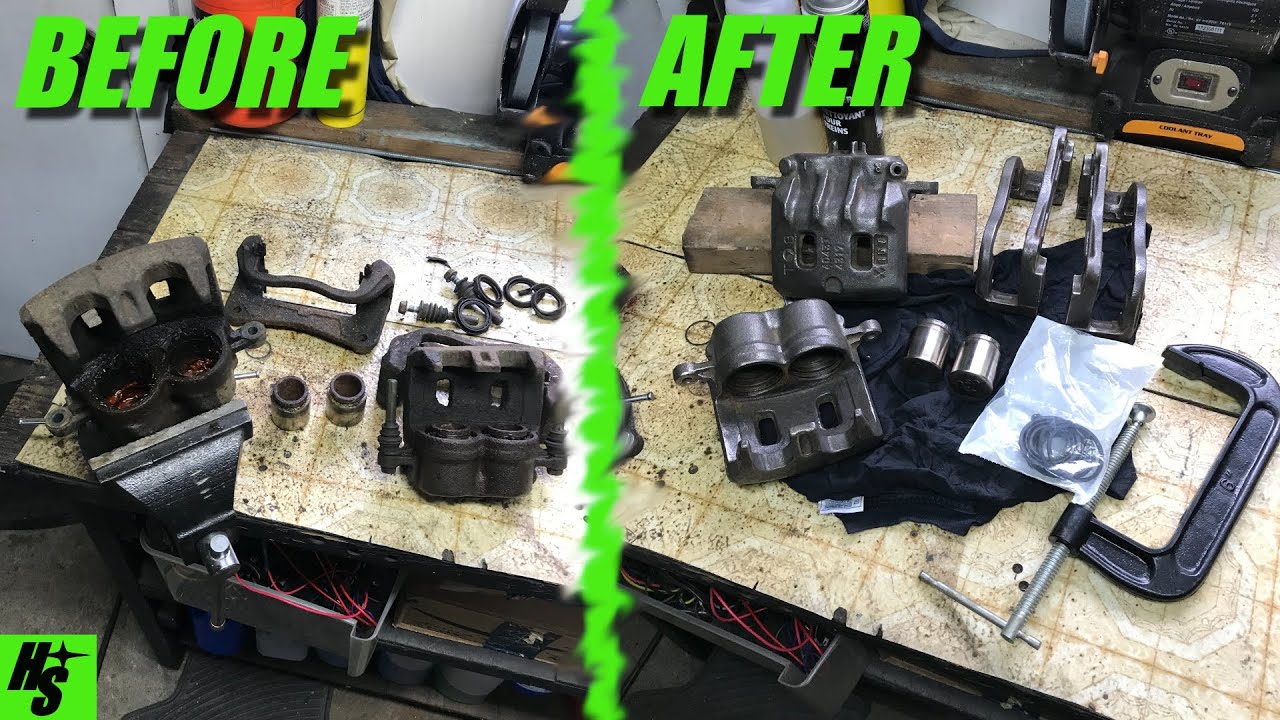 Impreza RS Rebuilding Subaru Brake Calipers - How To