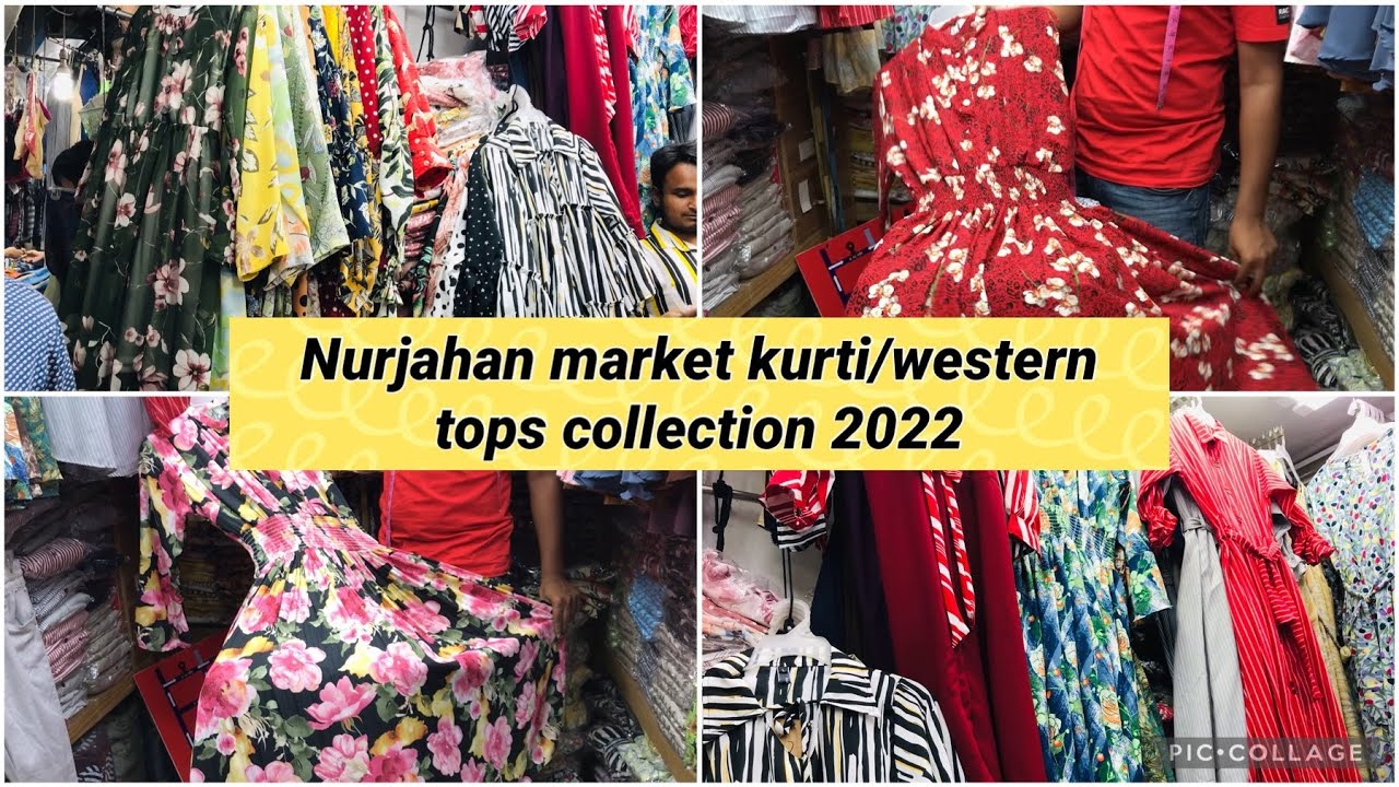 Nurjahan market latest ladies kurti/western tops collection || Newmarket cute Tops collection