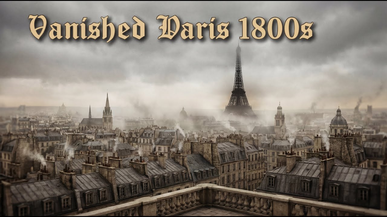 Paris Before the Eiffel Tower Existed (AI Reconstruction) #history